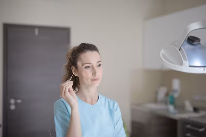 Microsuction Vs. Ear Syringing: A doctor in a clinic Doctor in clinic for Microsuction Vs. Ear Syringing - Best Parking Near Ealing: Private Microsuction Ear Wax Removal In Eali...